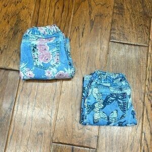 Place children’s nature printed pants